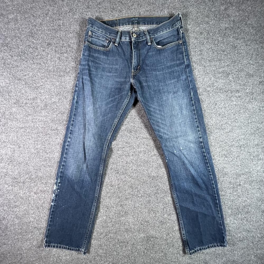 Levi's 514 Jeans Men's 29x30 Blue Cotton Denim Straight Faded Workwear 5-Pockets
